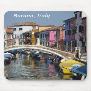 Burano;  Lace Island Mousepad