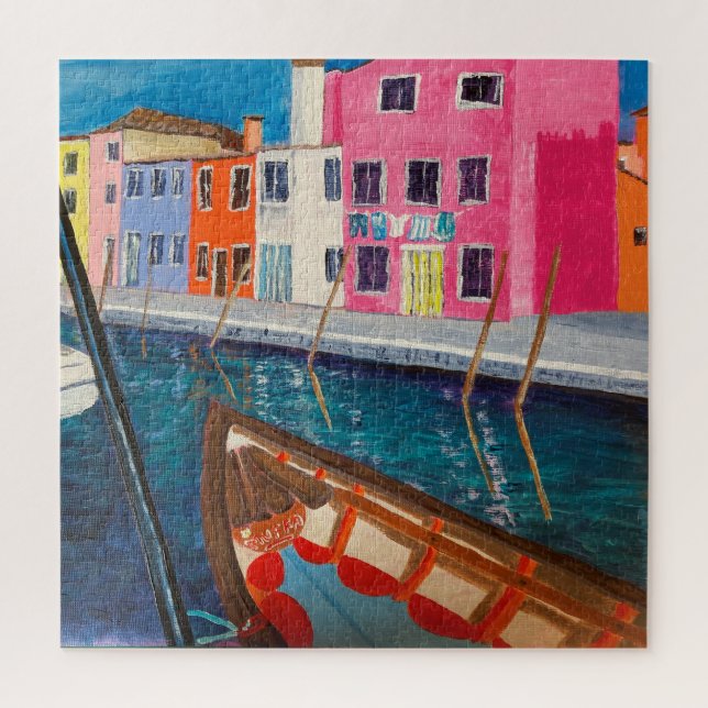 Burano Venice Italy   Jigsaw Puzzle (Vertical)