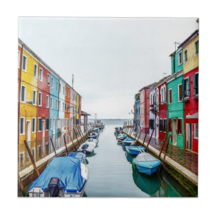 Burano Venice Metropolitan City of Venice Italy Ceramic Tile