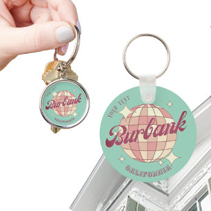Burbank California accessory gift Key Ring