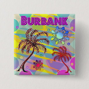 Burbank Happy and Hope Button