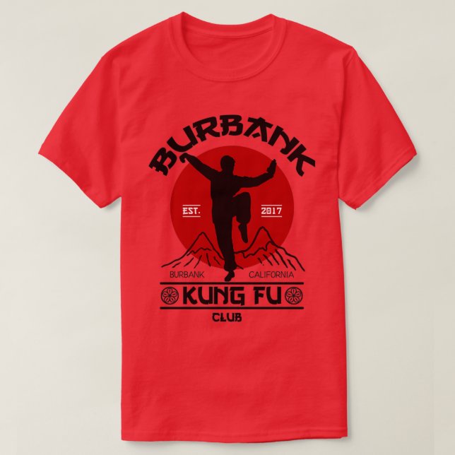 Burbank Kung Fu Club T-Shirt (Design Front)