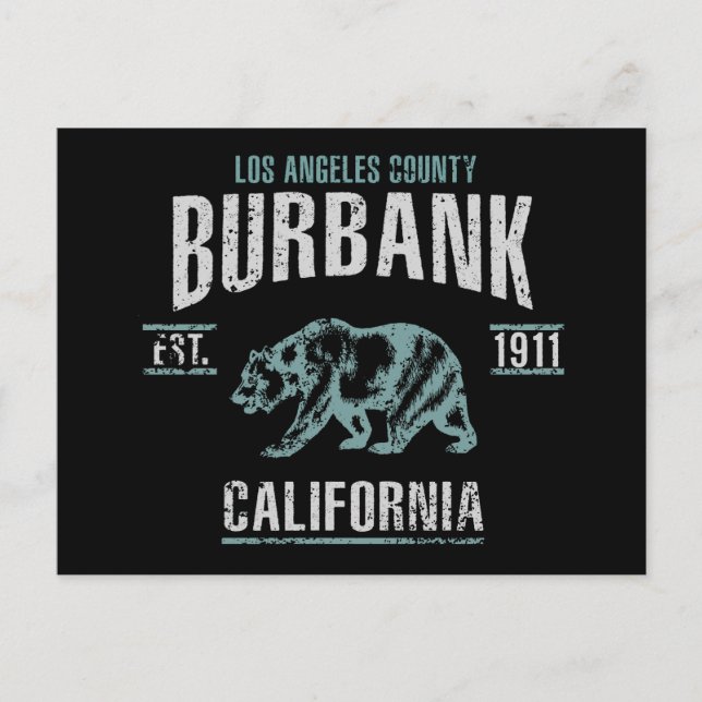 Burbank Postcard (Front)