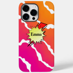 Burbujas cómicas Bang Boom Pow Wham iPhone 14 Pro Max Case