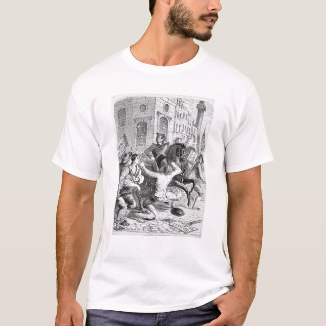 Burdett Riot, 1810 T-Shirt (Front)