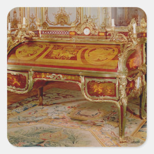Bureau du Roi by Oeben and Riesener Square Sticker