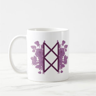 Bureau of Balance floral - Red Coffee Mug