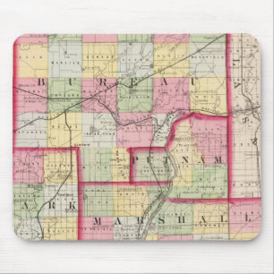 Bureau, Putnam, Stark, Marshall counties Mouse Pad