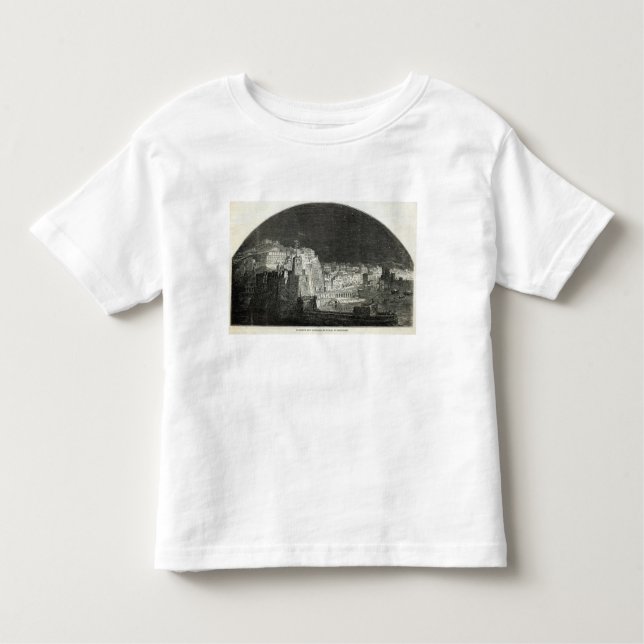 Burford's New Panorama of Naples by Moonlight Toddler T-Shirt (Front)
