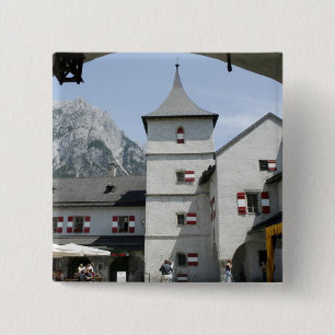 Burg Hohenwerfen 15 Cm Square Badge