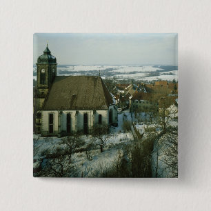 Burg Stolpen, built in c.1100 15 Cm Square Badge