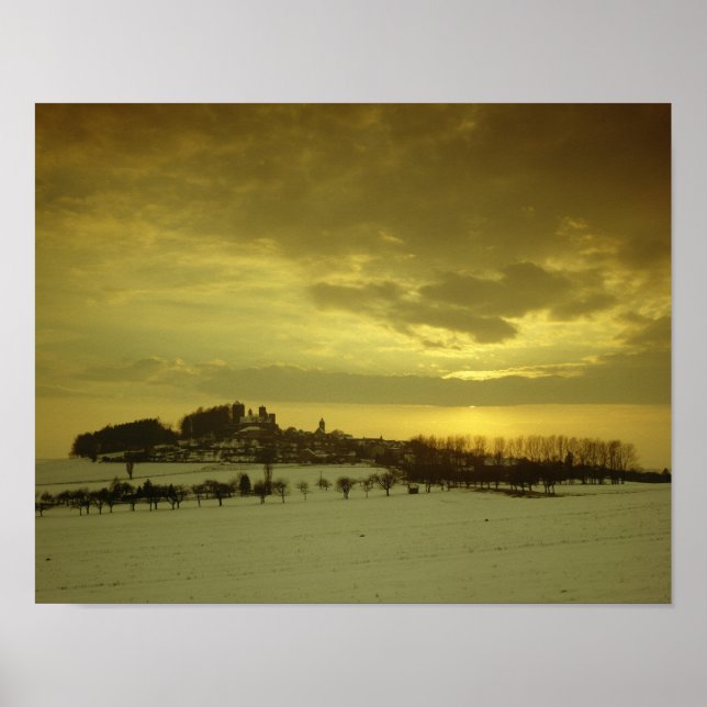 Burg Stolpen, built in c.1100 Poster (Front)