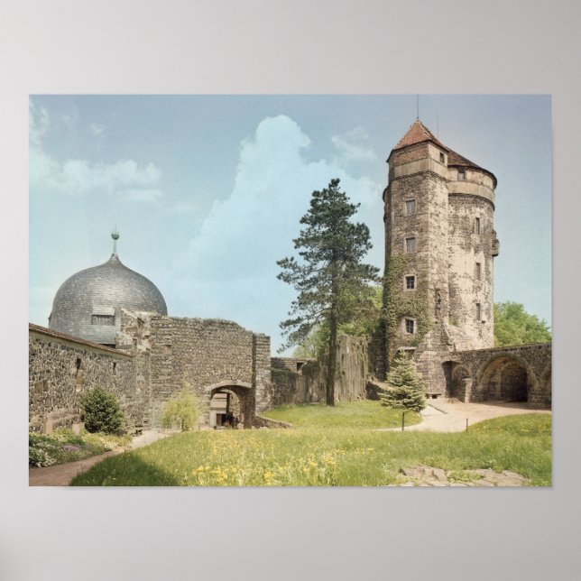 Burg Stolpen, Cosel Tower Poster (Front)