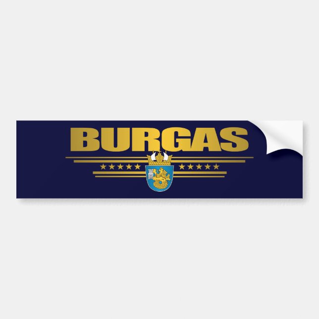 Burgas COA Bumper Sticker (Front)