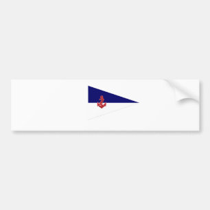 burgee bumper sticker