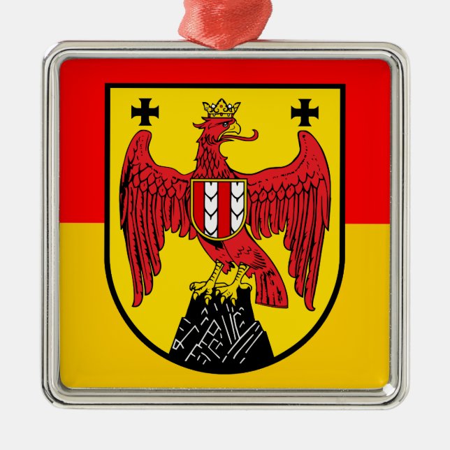 Burgenland Metal Ornament (Front)