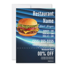 Burger 5x7 Flyer