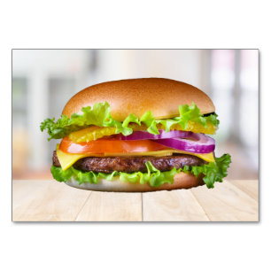 Burger ABA Tact Labelling Flashcard Picture Card