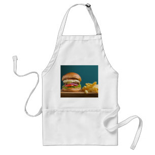 Burger and French Fries Standard Apron