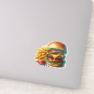 Burger and Fries 