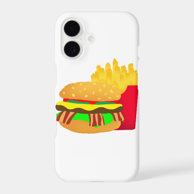 Burger and Fries (Back)