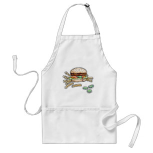 BURGER and FRIES APRON