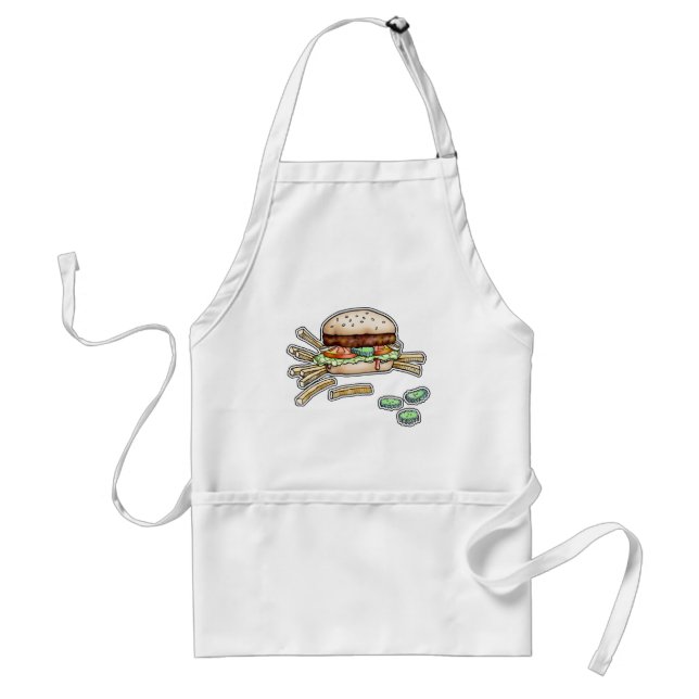 BURGER and FRIES APRON (Front)