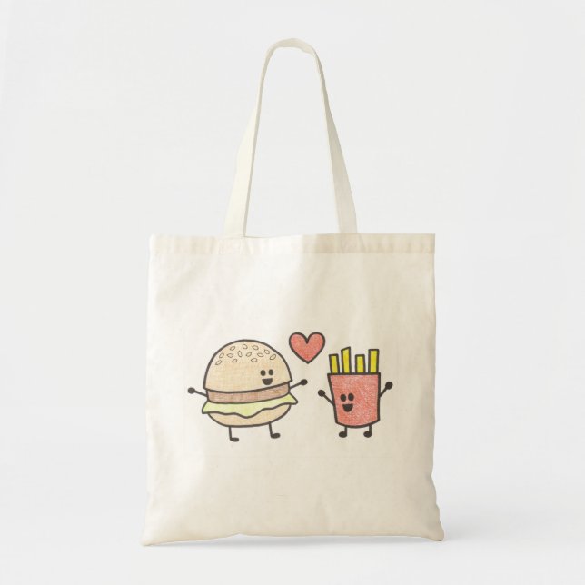 Burger and Fries Tote (Front)