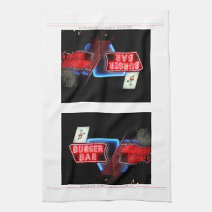 Burger Bar Bristol Virginia Tea Towel