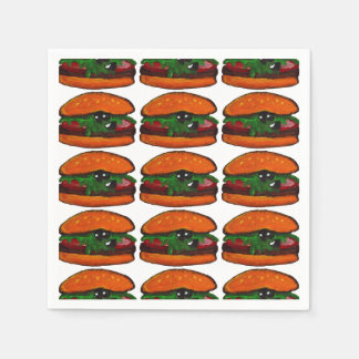 Burger Birthday Party Napkin