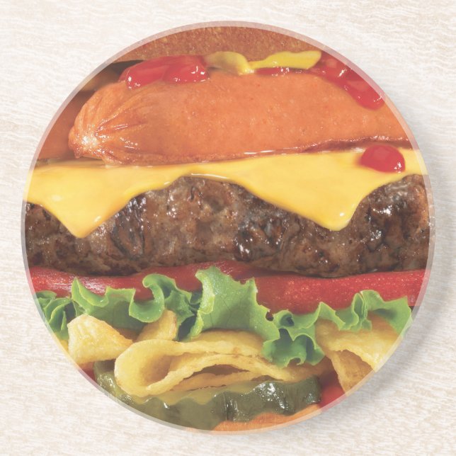 burger coaster (Front)