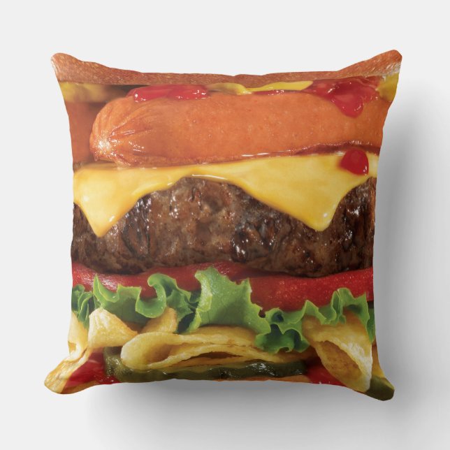 burger cushion (Front)
