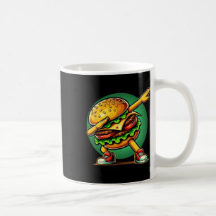 Burger Dabbing Dancing Funny Burger Hamburger Food Coffee Mug