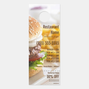 Burger Door Hanger