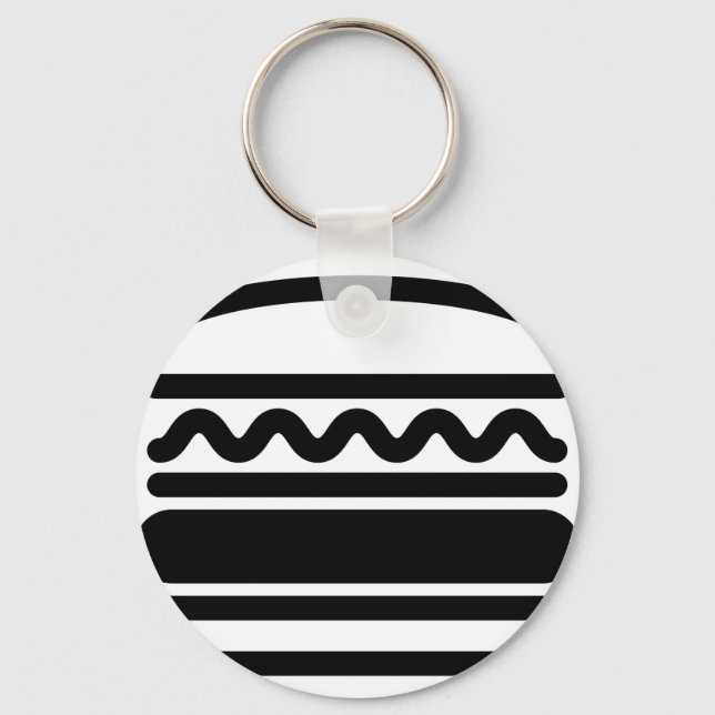 Burger Dreams Key Ring (Front)
