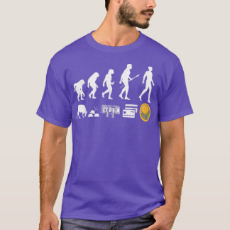 Burger Evolution, Cheeseburger Fast Food Barbecue  T-Shirt
