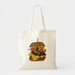 Burger Hamburger Burger Tote Bag