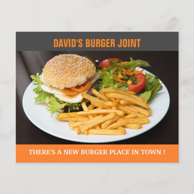 Burger Joint Grand Opening Flyer (Front)