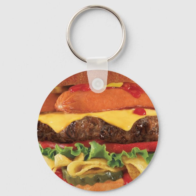 burger key ring (Front)