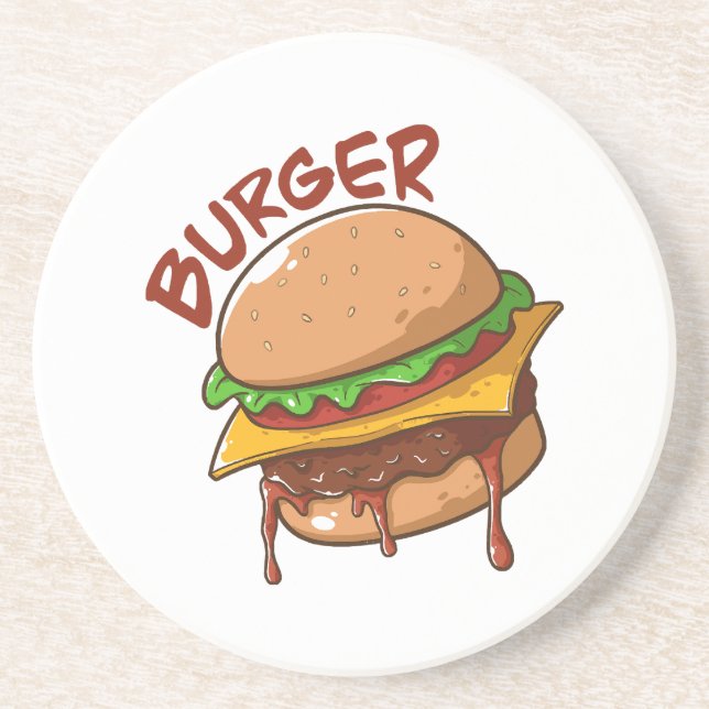 Burger Lovers Coaster (Front)