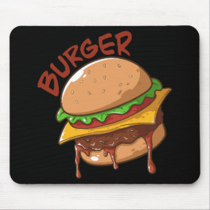 Burger Lovers Mouse Pad
