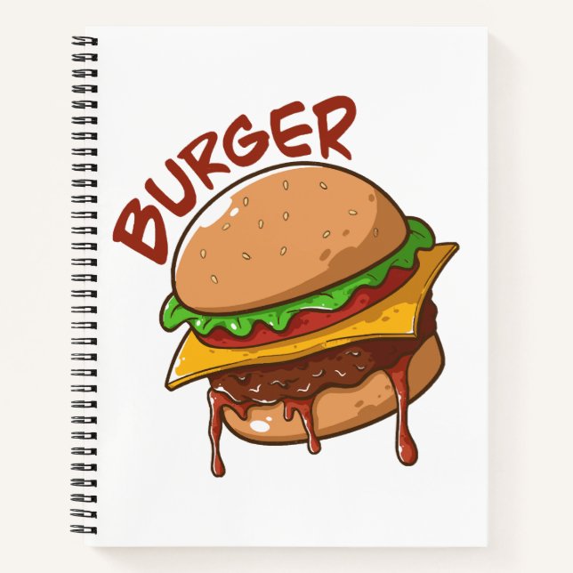 Burger Lovers Notebook (Front)