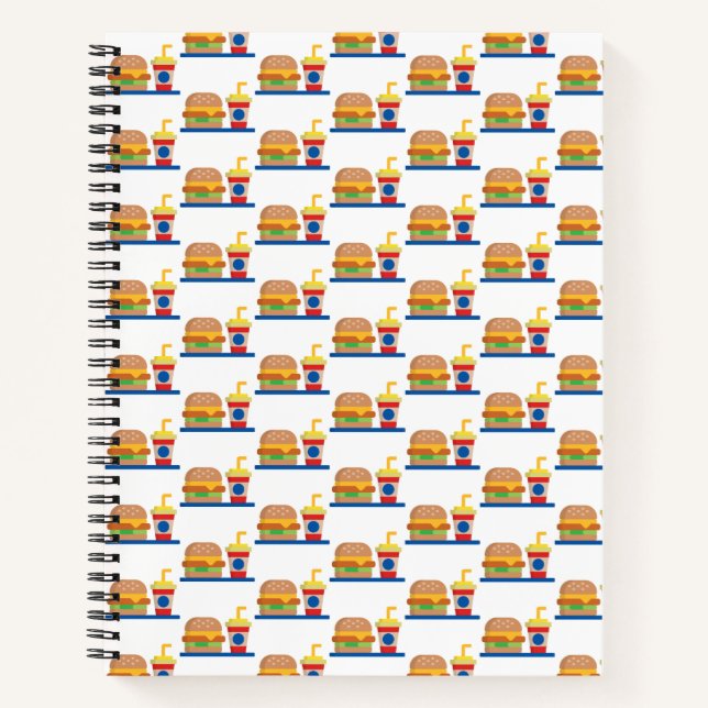 Burger Meal Notebook (Front)