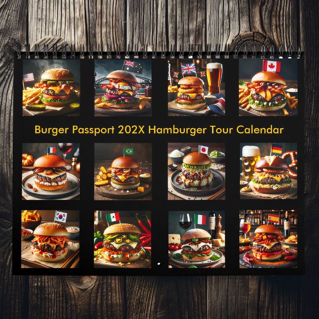 Burger Passport 2025/2026 Hamburger Tour Calendar  (Creator Uploaded)