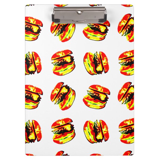 Burger Pattern Clipboard (Front)