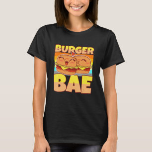 Burger Patties Buns Bread Couples Delicious Beef M T-Shirt