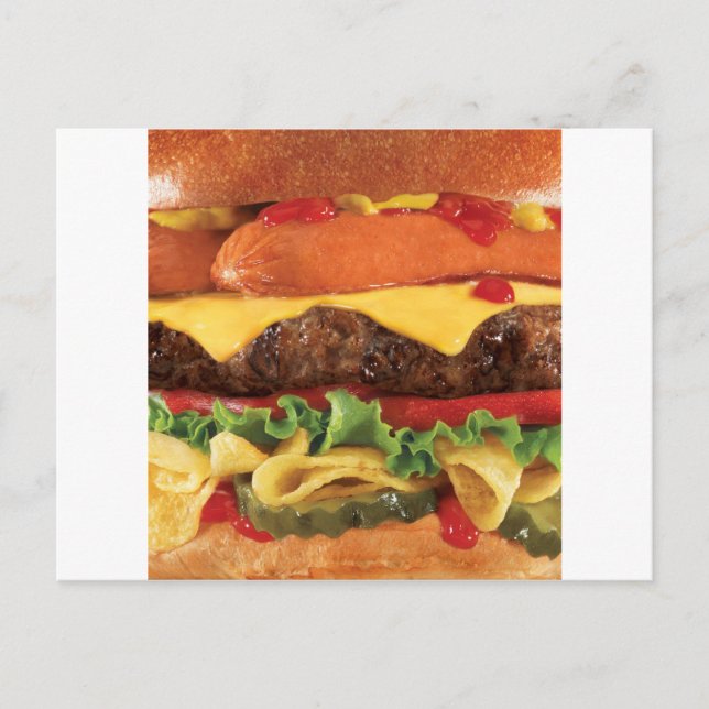 burger postcard (Front)