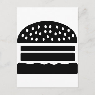 burger postcard