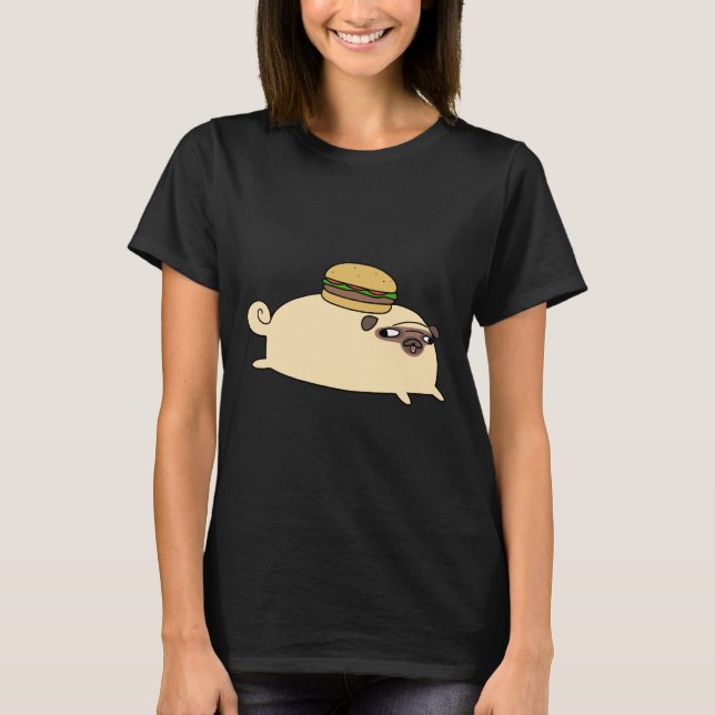 Burger Pug 181 T-Shirt (Front)