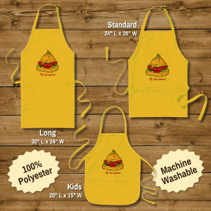 Burger pyramid long apron